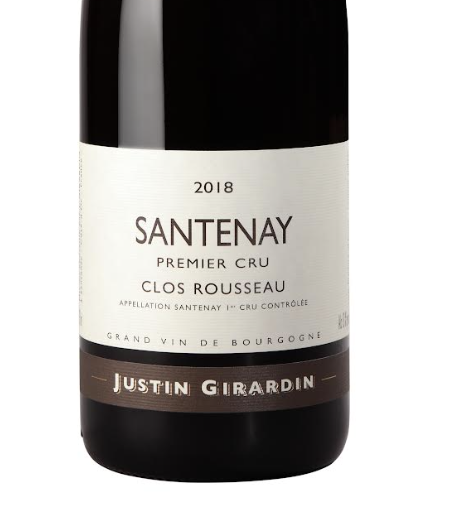 (image for) Justin Girardin Santenay 1er Cru Clos Rousseau 2022